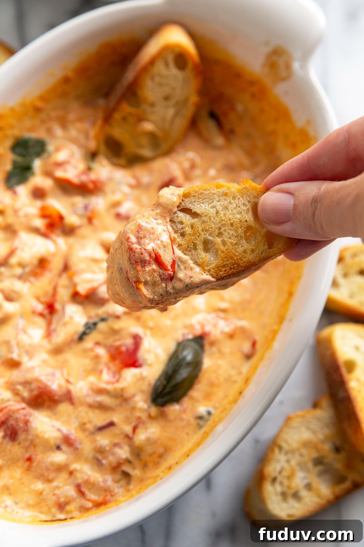 Baked Boursin Dip with Oven-Roasted Tomatoes 6 Baked Boursin Dip