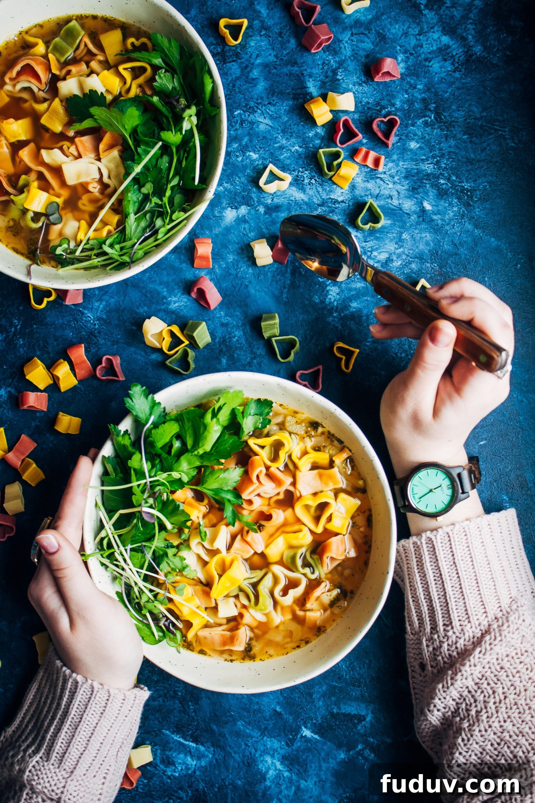 Date Night Soup | For Valentine's Day | Well and Full | #vegan #soup #recipe