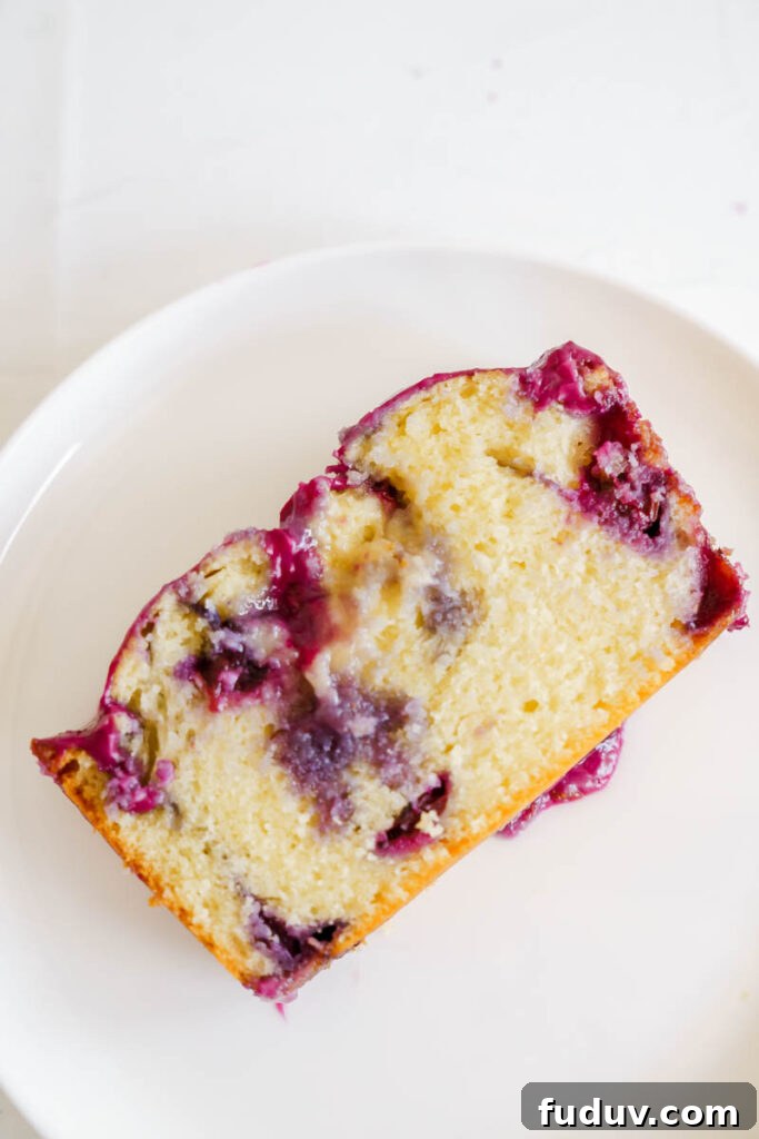 Lemon Loaf Cake with Blueberry Glaze Recipe for Spring Baking 4 img 8750 3