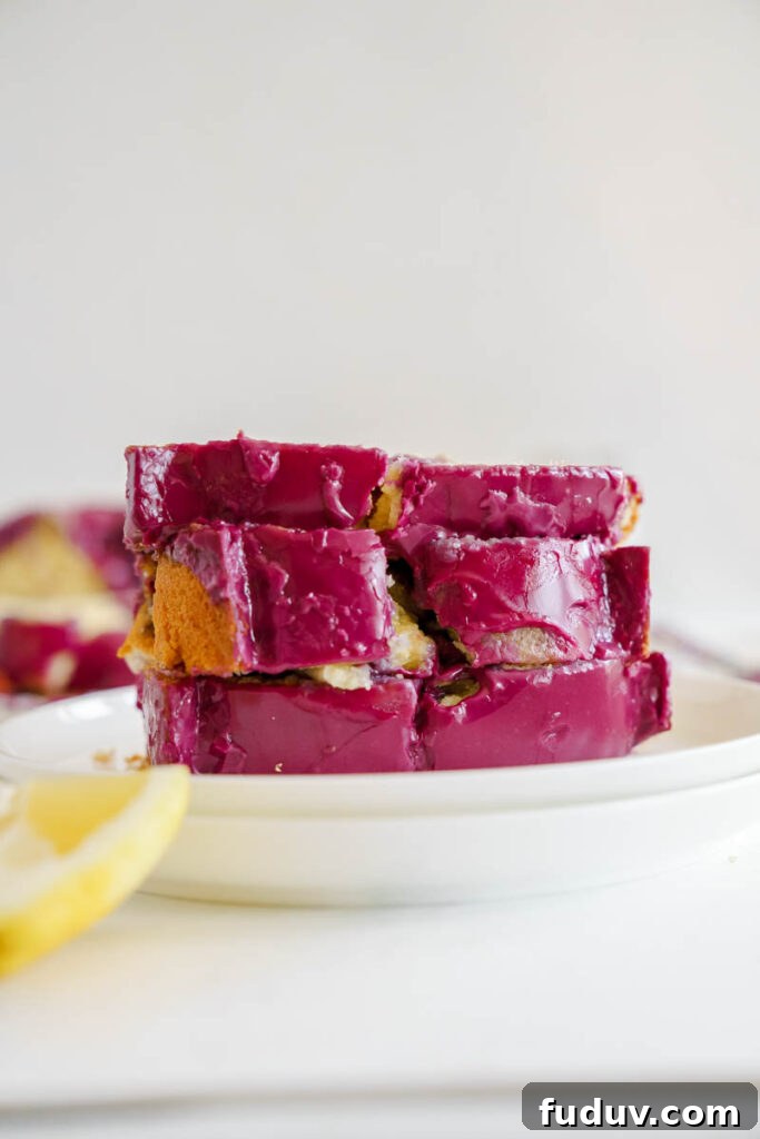 Lemon Loaf Cake with Blueberry Glaze Recipe for Spring Baking 7 img 8750 6