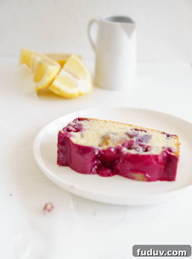 Lemon Loaf Cake with Blueberry Glaze Recipe for Spring Baking 8 img 8750 7