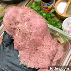 seasoned veal ready for the grill