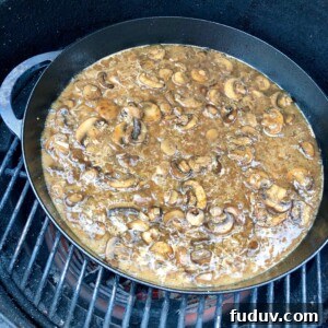 marsala sauce coming together 