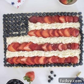 Patriotic Fruit Pizza for 4th of July Celebrations 9 img 95864 16